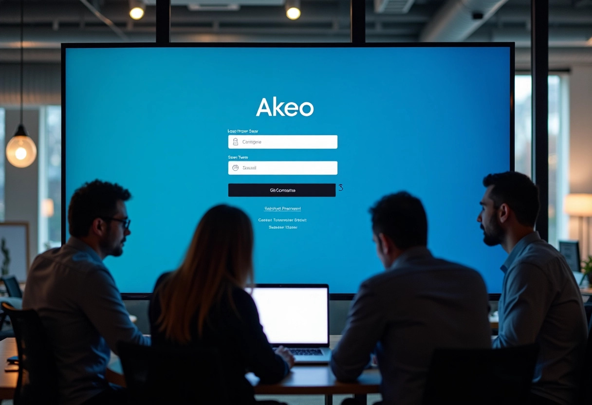 portail akeo : services et connexion -  business meeting